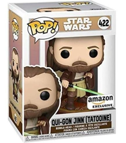 Фігурка Funko Pop Star Wars: Qui-Gon Jinn (Tatooine) Amazon Exclusive фанко 422 