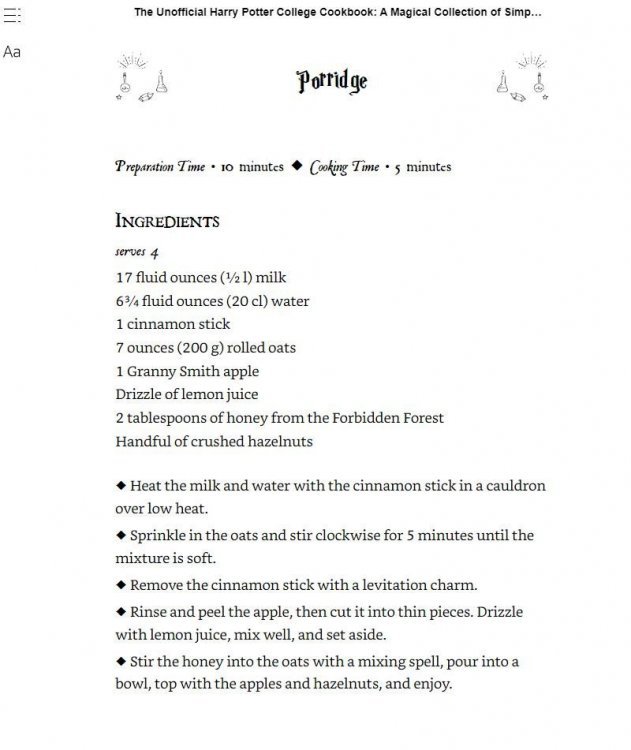 Книга кулінарна Harry Potter College Cookbook: A Magical Collection of Simple and Spellbinding Recipes (Eng)