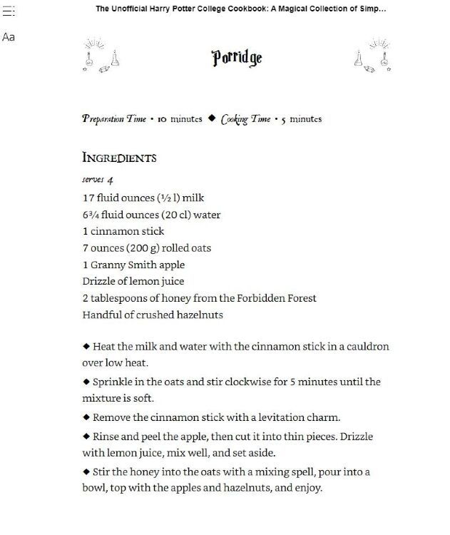 Книга кулінарна Harry Potter College Cookbook: A Magical Collection of Simple and Spellbinding Recipes (Eng)