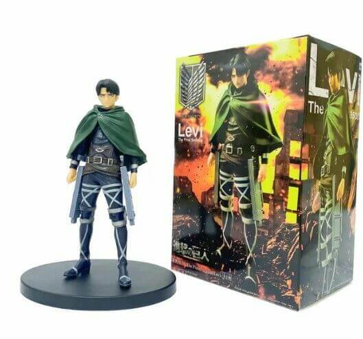 Фігурка Attack on Titan Levi Ackerman Action Figure Атака Титанів Леві Аккерман 16 см.  Фігурка Attack on Titan Levi Ackerman Action Figure Атака Титанів Леві Аккерман 16 см.