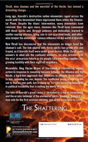 Книга World of Warcraft: The Shattering: Book One of Cataclysm (Мяка палітурка) (Eng)