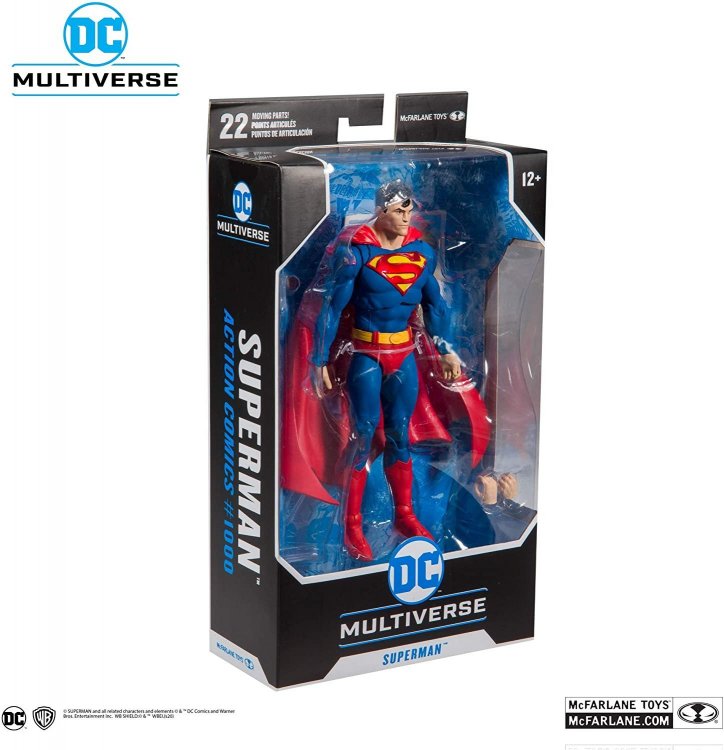 Фигурка McFarlane DC Multiverse Superman: Супермен Comics #1000 Action Figure Фигурка McFarlane DC Multiverse Superman: Супермен Comics #1000 Action Figure