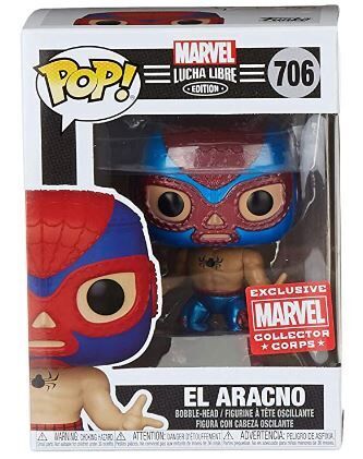 Фігурка Funko Marvel Lucha Libre El Aracno SpiderMan фанко (Exclusive Marvel Collector Corps) 706