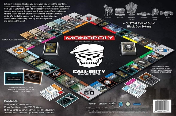 Монополія настільна гра Monopoly Game: Call of Duty Black Ops Монополія настільна гра Monopoly Game: Call of Duty Black Ops