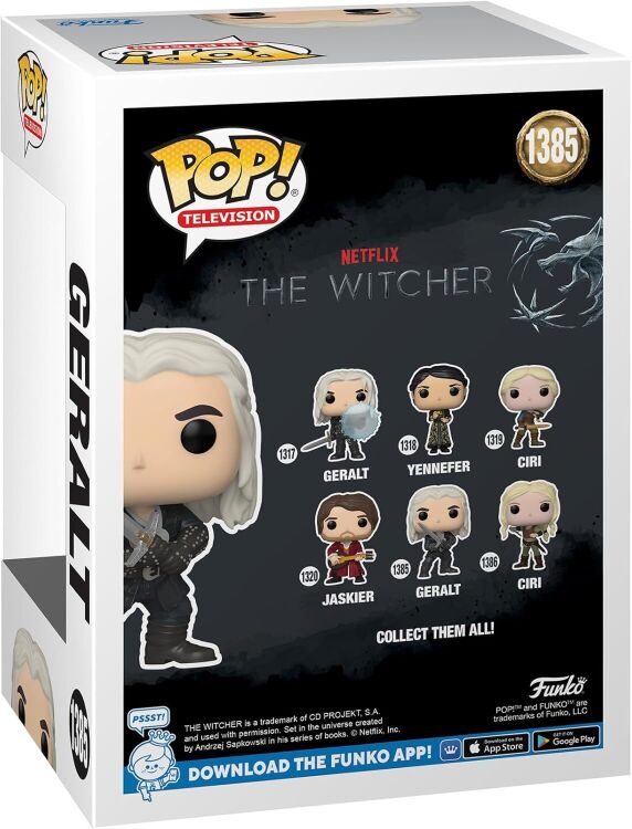 Фигурка Funko Witcher Geralt фанко Ведьмак Геральт 1385 Фигурка Funko Witcher Geralt фанко Ведьмак Геральт 1385