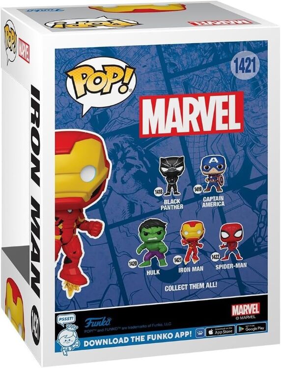 Фигурка Funko Marvel: Iron Man фанко Марвел железный человек 1421