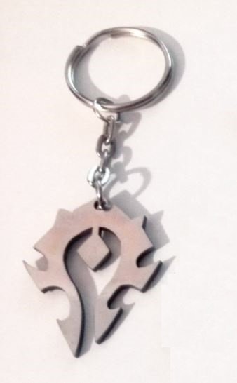 Брелок World of Warcraft Horde metall