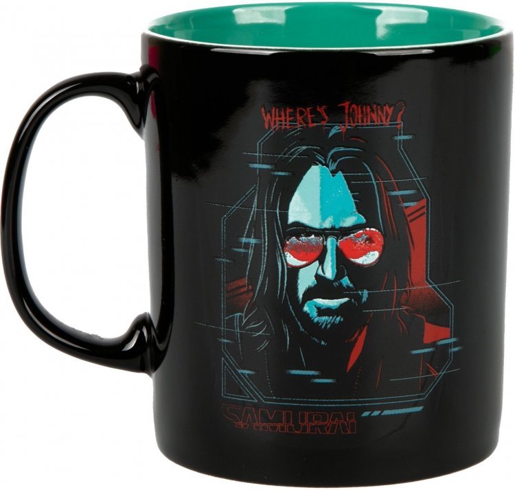 Кружка Cyberpunk 2077 JINX Digital Ghost Ceramic Mug Чашка 325 ml Кружка Cyberpunk 2077 JINX Digital Ghost Ceramic Mug Чашка 325 ml