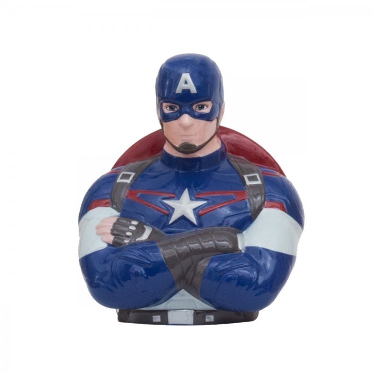 Бюст скарбничка Marvel Captain America Ceramic Bust Bank Бюст скарбничка Marvel Captain America Ceramic Bust Bank