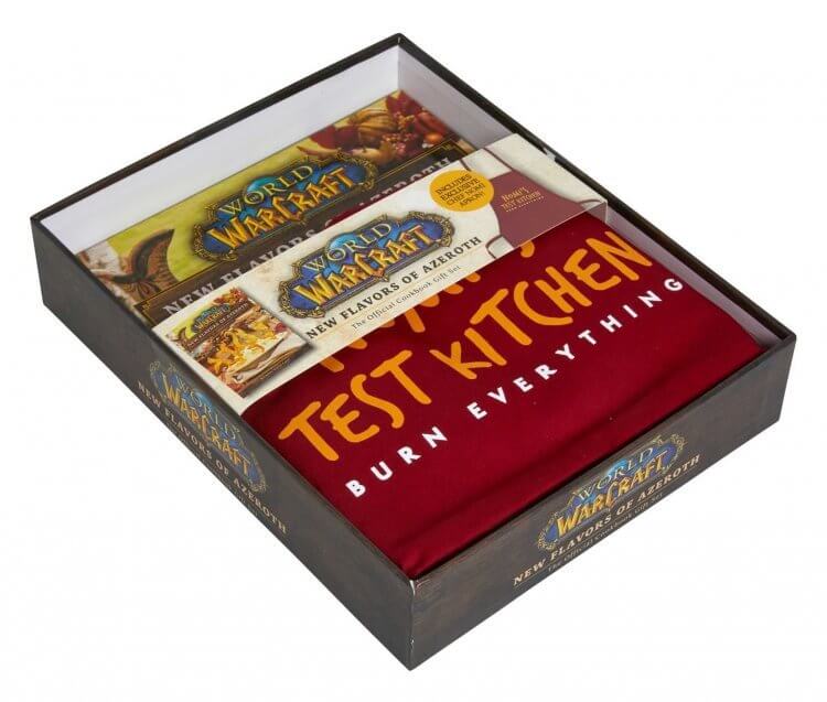 Подарочный набор World of Warcraft: New Flavors of Azeroth Cookbook Gift Set (Книга + фартук)