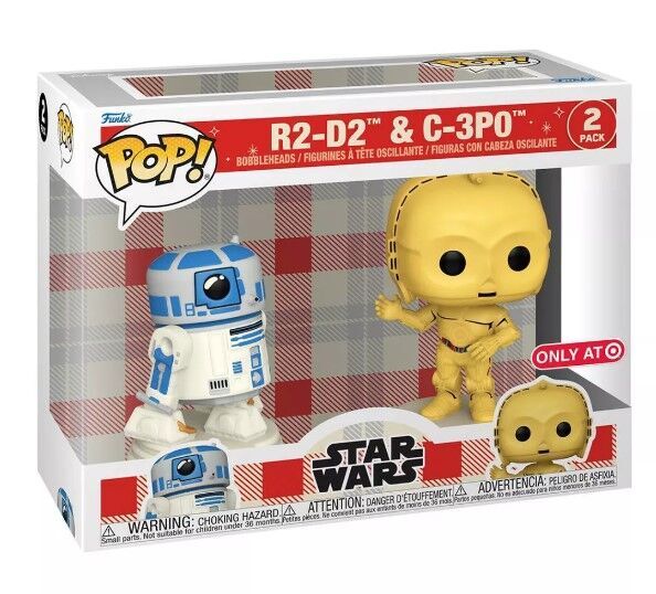 Фігурка Funko Star Wars: Retro Reimagined R2-D2 & C-3PO (Target Exclusive) Фанко Р2-Д2 та С3ПО