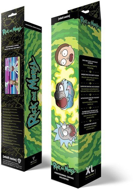 Килимок для миші ігрова поверхня Warner Brothers RICK AND MORTY Glitched Рік і Морті XL (90*42 cm) Килимок для миші ігрова поверхня Warner Brothers RICK AND MORTY Glitched Рік і Морті XL (90*42 cm)