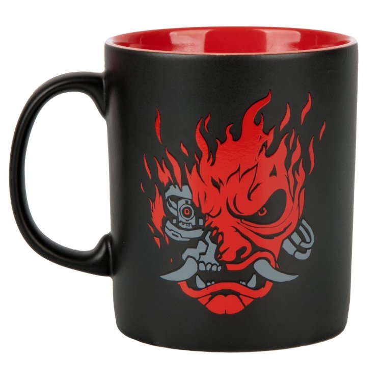 Кружка Cyberpunk 2077 JINX Samurai Logo Mug Чашка 325 ml Кружка Cyberpunk 2077 JINX Samurai Logo Mug Чашка 325 ml