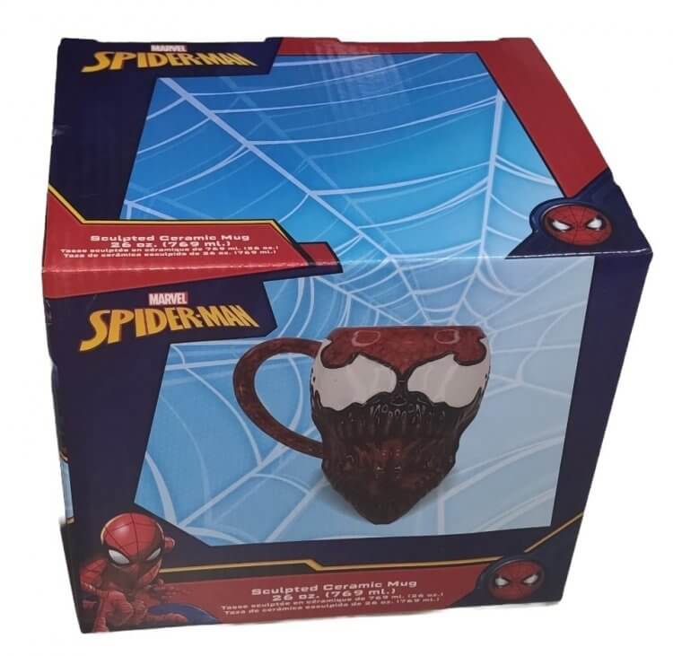 Чашка 3D Marvel: Venom Carnage Sculpted Ceramic Mug кружка Карнаж Веном 769 мл. Чашка 3D Marvel: Venom Carnage Sculpted Ceramic Mug кружка Карнаж Веном 769 мл.