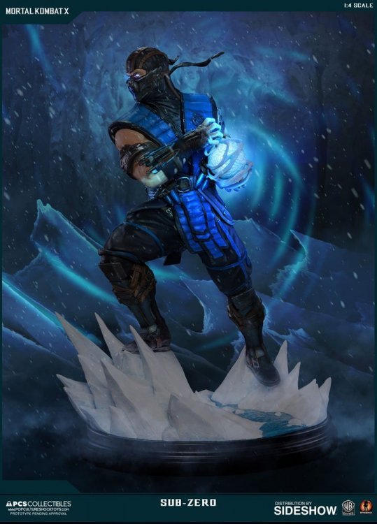 Mortal Kombat Sub-Zero Polystone Statue Sideshow Статуэтка Сабзиро 53 см  Mortal Kombat Sub-Zero Polystone Statue Sideshow Статуэтка Сабзиро 53 см