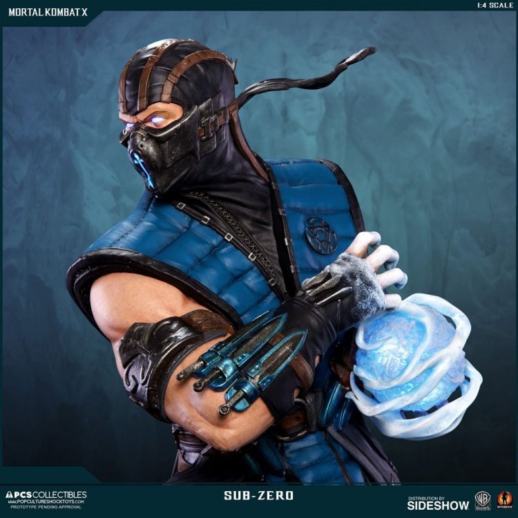 Mortal Kombat Sub-Zero Polystone Statue Sideshow Статуэтка Сабзиро 53 см  Mortal Kombat Sub-Zero Polystone Statue Sideshow Статуэтка Сабзиро 53 см