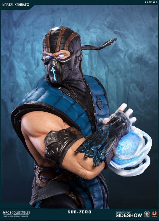 Mortal Kombat Sub-Zero Polystone Statue Sideshow Статуэтка Сабзиро 53 см  Mortal Kombat Sub-Zero Polystone Statue Sideshow Статуэтка Сабзиро 53 см