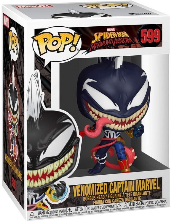 Фигурка Funko Pop Marvel Venomized Captain Marvel фанко капитан Марвел Фигурка Funko Pop Marvel Venomized Captain Marvel фанко капитан Марвел