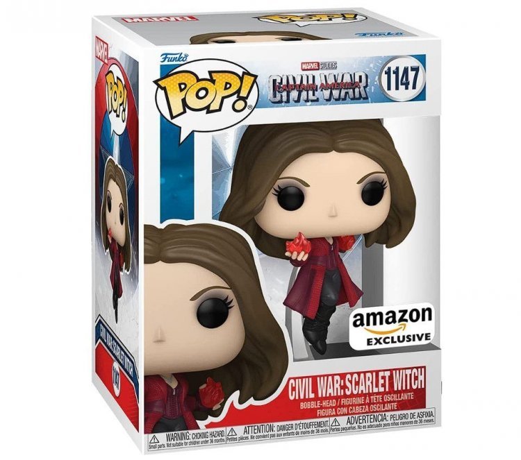 Фигурка Funko Marvel: Civil War - Scarlet Witch Фанко Алая Ведьма (Amazon Exclusive) 1147 Фигурка Funko Marvel: Civil War - Scarlet Witch Фанко Алая Ведьма (Amazon Exclusive) 1147