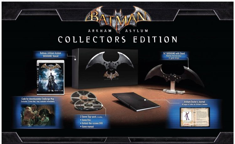 Batman- Arkham Asylum Collector's Edition - XBOX 360 Batman- Arkham Asylum Collector's Edition - XBOX 360