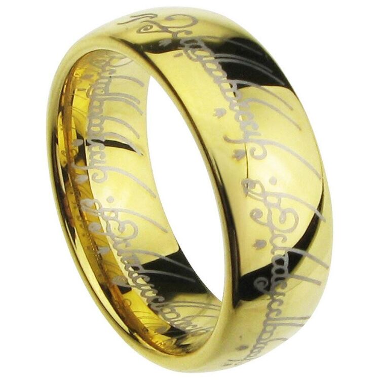 Кільце The Lord of the Rings Володар кілець (колір gold) Кільце The Lord of the Rings Володар кілець (колір gold)