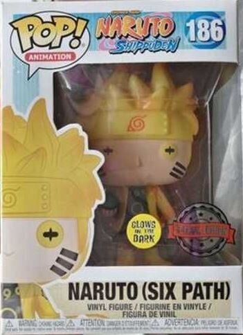 Фігурка Funko Pop Naruto Shippuden Наруто Six Path (Exc) Фанко Наруто Шиппуден 186 (Glow in the Dark)