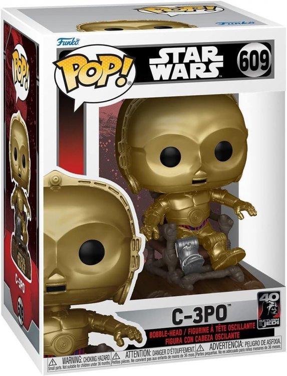 Фигурка Funko Star Wars: Return of The Jedi 40th Anniversary - C-3PO in Chair фанко 609 Фигурка Funko Star Wars: Return of The Jedi 40th Anniversary - C-3PO in Chair фанко 609