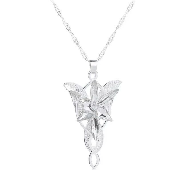 Медальйон Володар кілець Арвен Вечірня зірка LOTR Arwen Evenstar Necklace Медальйон Володар кілець Арвен Вечірня зірка LOTR Arwen Evenstar Necklace