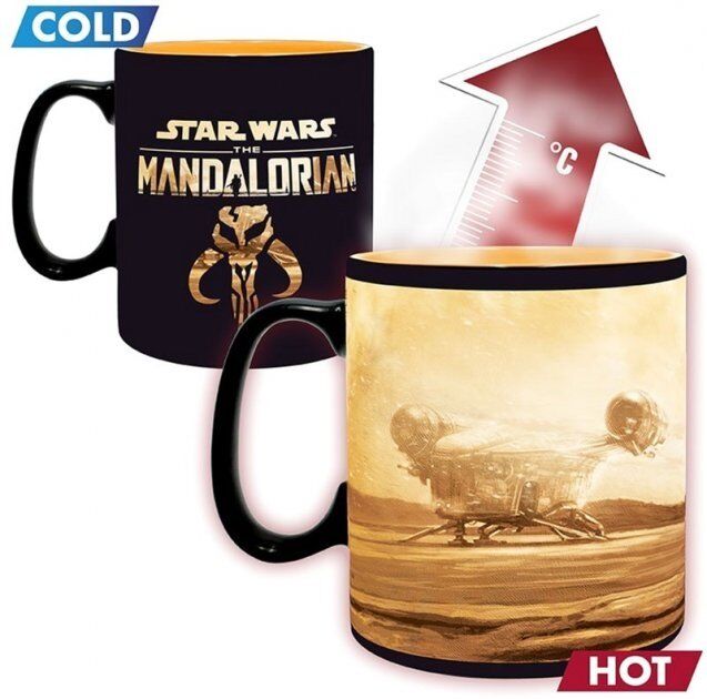 Чашка хамелеон STAR WARS Mandalorian Mando Mug кухоль Зоряні війни Мандалорець 460 мл