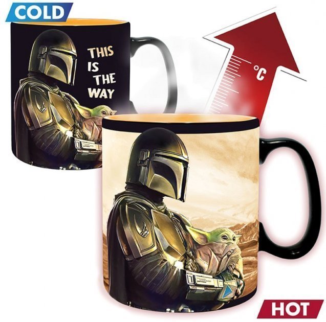 Чашка хамелеон STAR WARS Mandalorian Mando Mug кухоль Зоряні війни Мандалорець 460 мл Чашка хамелеон STAR WARS Mandalorian Mando Mug кухоль Зоряні війни Мандалорець 460 мл