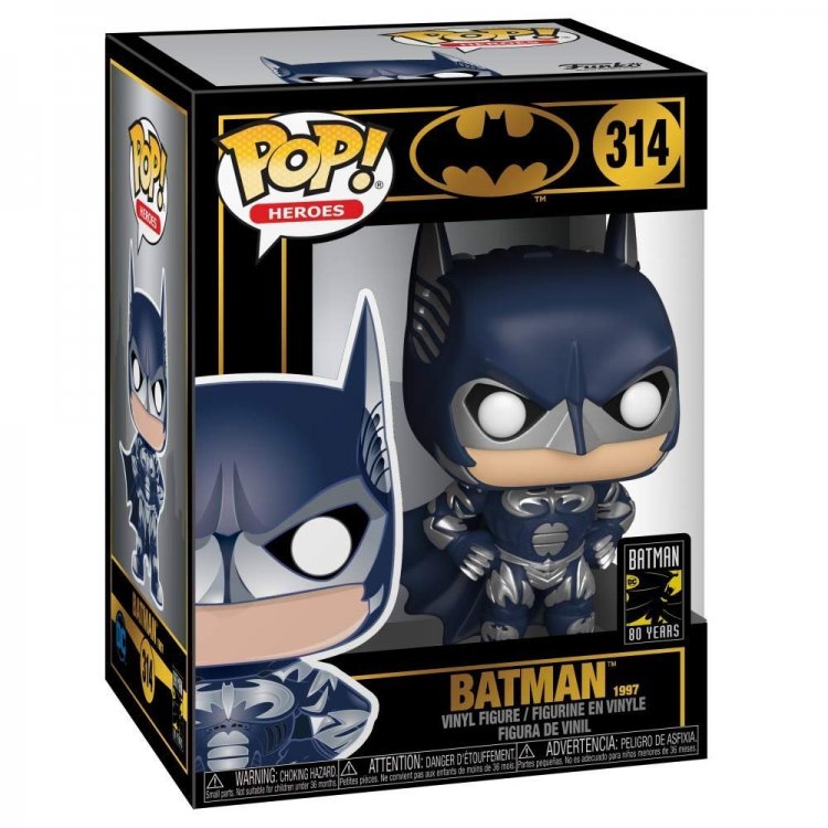Фігурка Funko Pop Heroes: Batman 80th - Batman (1997)  Фігурка Funko Pop Heroes: Batman 80th - Batman (1997)