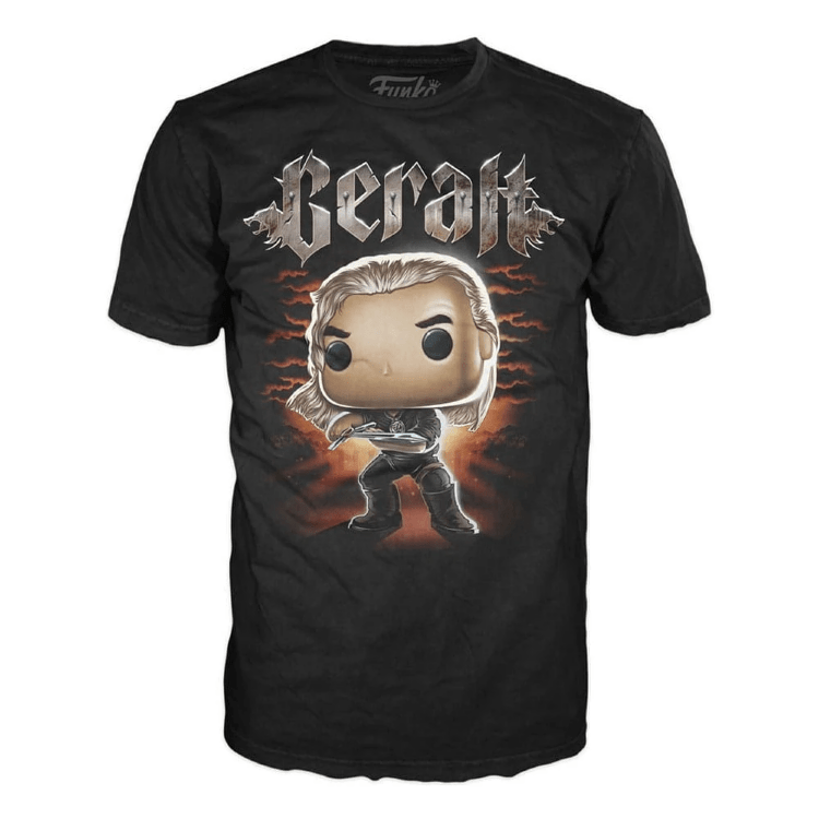 Футболка Funko Tees The Witcher: Geralt фанко Відьмак Геральт (розмір L)