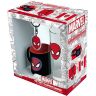 Подарунковий набір MARVEL Spider-man стакан, брелок, міні чашка Подарунковий набір MARVEL Spider-man стакан, брелок, міні чашка