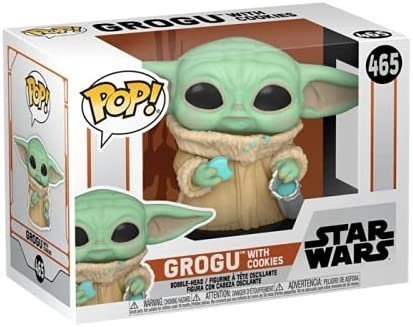 Фигурка Funko Star Wars: Mandalorian - Grogu with Cookie Фанко Звёздные войны: Мандалорец Грогу 465 Фигурка Funko Star Wars: Mandalorian - Grogu with Cookie Фанко Звёздные войны: Мандалорец Грогу 465