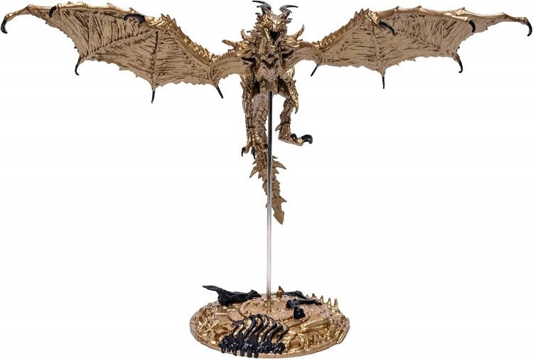 Фігурка McFarlane Toys Elder Scrolls V: Skyrim Alduin (Gold) Deluxe Box Скайрім Алдуїн Фігурка McFarlane Toys Elder Scrolls V: Skyrim Alduin (Gold) Deluxe Box Скайрім Алдуїн