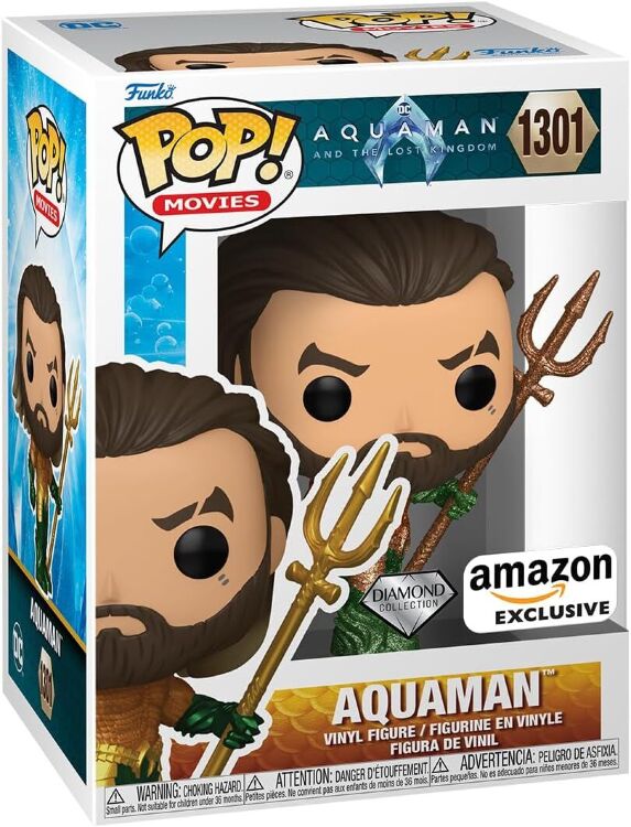 Фигурка Funko DC Aquaman and The Lost Kingdom Aquaman фанко Аквамен (Diamond Amazon Exclusive) 1301 Фигурка Funko DC Aquaman and The Lost Kingdom Aquaman фанко Аквамен (Diamond Amazon Exclusive) 1301