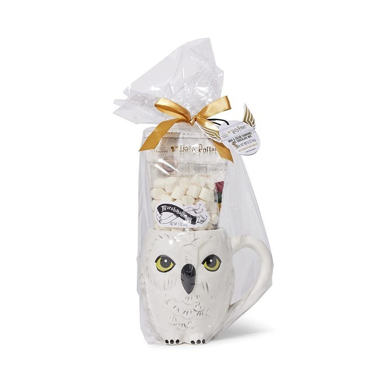 Кружка Harry Potter Hedwig 3D Sculpted Magical Hot Chocolate Mix and Mug Gift Set  Кружка Harry Potter Hedwig 3D Sculpted Magical Hot Chocolate Mix and Mug Gift Set