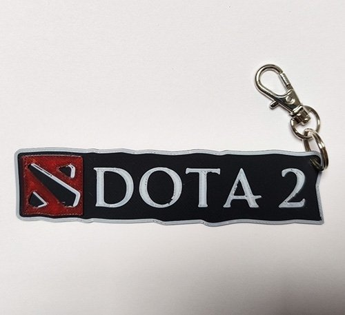 Брелок Dota 2 Logo Дота 2 ABS пластик 10 см.  Брелок Dota 2 Logo Дота 2 ABS пластик 10 см.