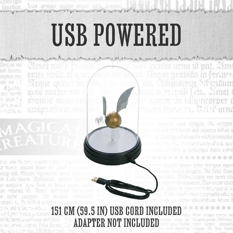 Лампа Harry Potter Golden Snitch Light - USB Desk Lamp нічник Снітч з підсвічуванням