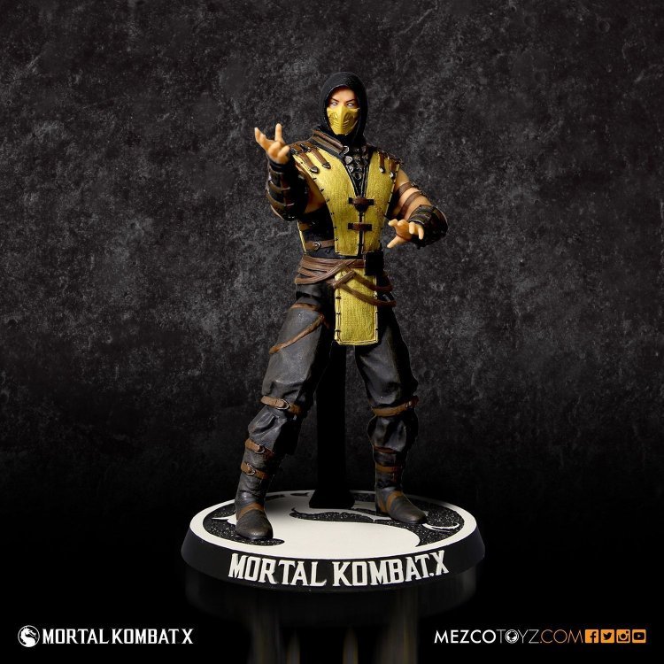 Фигурка Mezco Mortal Kombat X. 4" Scorpion Action Figure Фигурка Mezco Mortal Kombat X. 4" Scorpion Action Figure