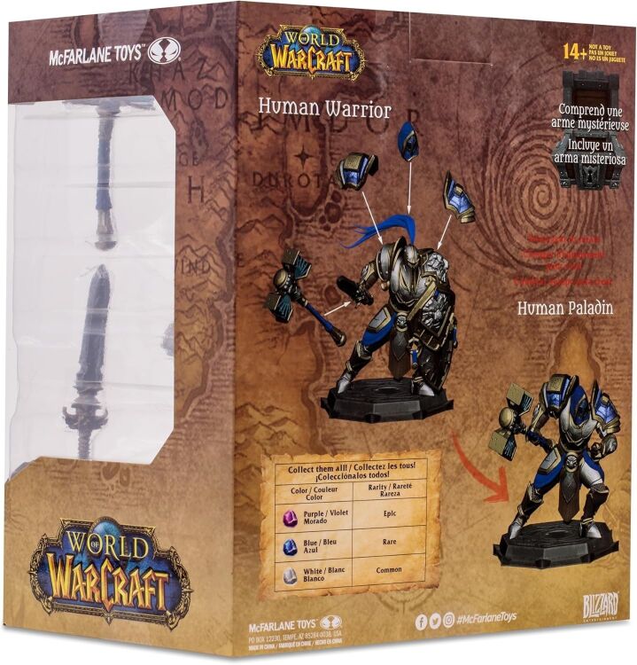 Фигурка McFarlane World of Warcraft Human Warrior Paladin Варкрафт Человек Паладин Воин Фигурка McFarlane World of Warcraft Human Warrior Paladin Варкрафт Человек Паладин Воин