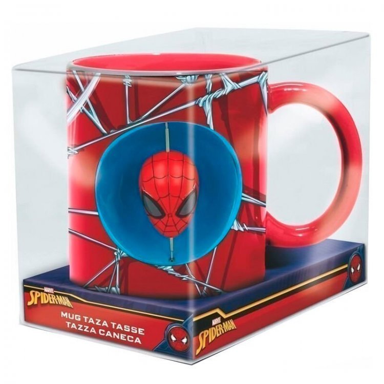 Кружка Marvel Spiderman Ceramic Spinner Mug Чашка Человек паук спинер 325 ml Кружка Marvel Spiderman Ceramic Spinner Mug Чашка Человек паук спинер 325 ml
