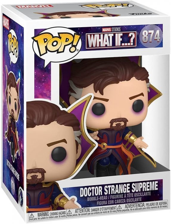 Фигурка Funko Pop Marvel What If? Doctor Strange Supreme Фанко Доктор Стрендж 874 Фигурка Funko Pop Marvel What If? Doctor Strange Supreme Фанко Доктор Стрендж 874