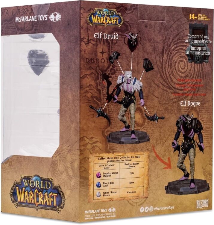 Фігурка McFarlane World of Warcraft Elf Druid Rogue Варкрафт Ельф Друїд Розбійник