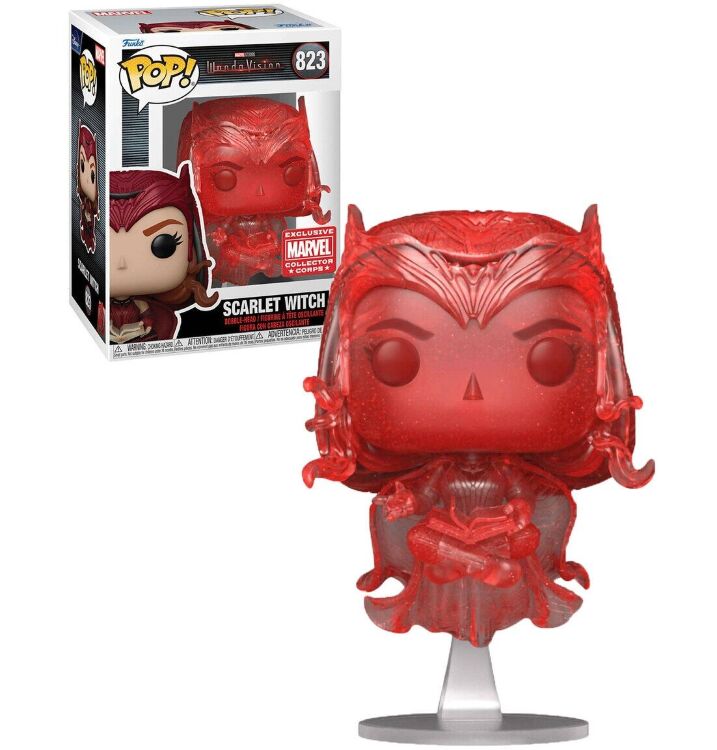 Фигурка Funko Marvel WandaVision Scarlet Witch Figure Фанко Ванда (Limited CC Exclusive) 823  Фигурка Funko Marvel WandaVision Scarlet Witch Figure Фанко Ванда (Limited CC Exclusive) 823