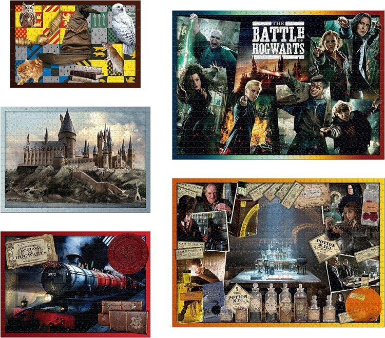 Пазли Гаррі Поттер Harry Potter 5 in 1 Puzzle Подарунковий набір (3160 деталей) Пазли Гаррі Поттер Harry Potter 5 in 1 Puzzle Подарунковий набір (3160 деталей)
