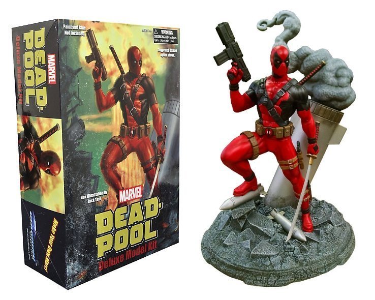 Фигурка-конструктор под раскраску Diamond Select Toys Marvel Deadpool Deluxe Model Kit Фигурка-конструктор под раскраску Diamond Select Toys Marvel Deadpool Deluxe Model Kit