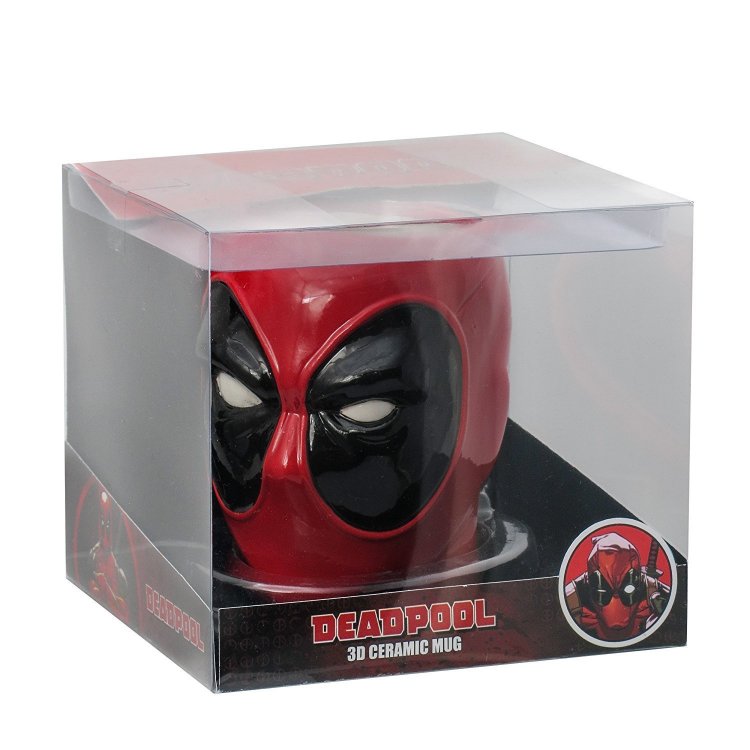 Чашка Marvel Deadpool 3D Sculpted ceramic Mug  Чашка Marvel Deadpool 3D Sculpted ceramic Mug