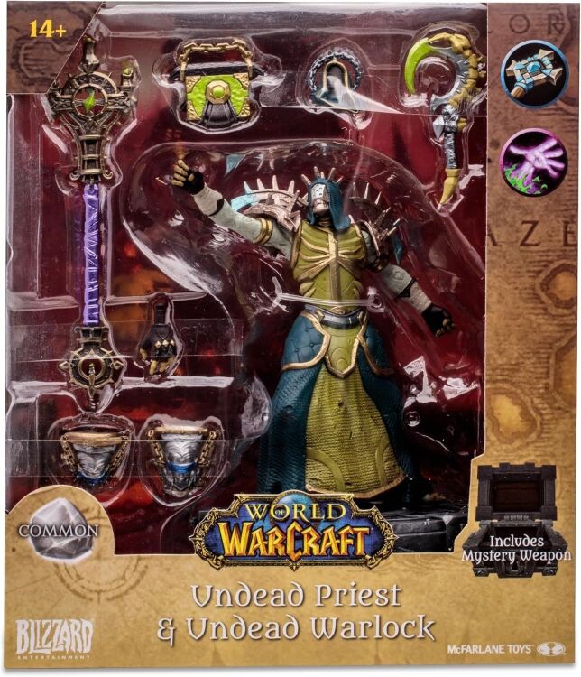 Фігурка McFarlane World of Warcraft Undead Priest Warlock Варкрафт Нежить Жрець Варлок Фігурка McFarlane World of Warcraft Undead Priest Warlock Варкрафт Нежить Жрець Варлок