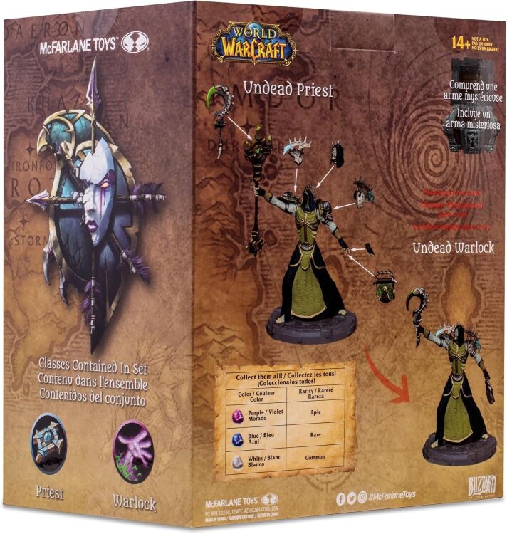Фігурка McFarlane World of Warcraft Undead Priest Warlock Варкрафт Нежить Жрець Варлок Фігурка McFarlane World of Warcraft Undead Priest Warlock Варкрафт Нежить Жрець Варлок
